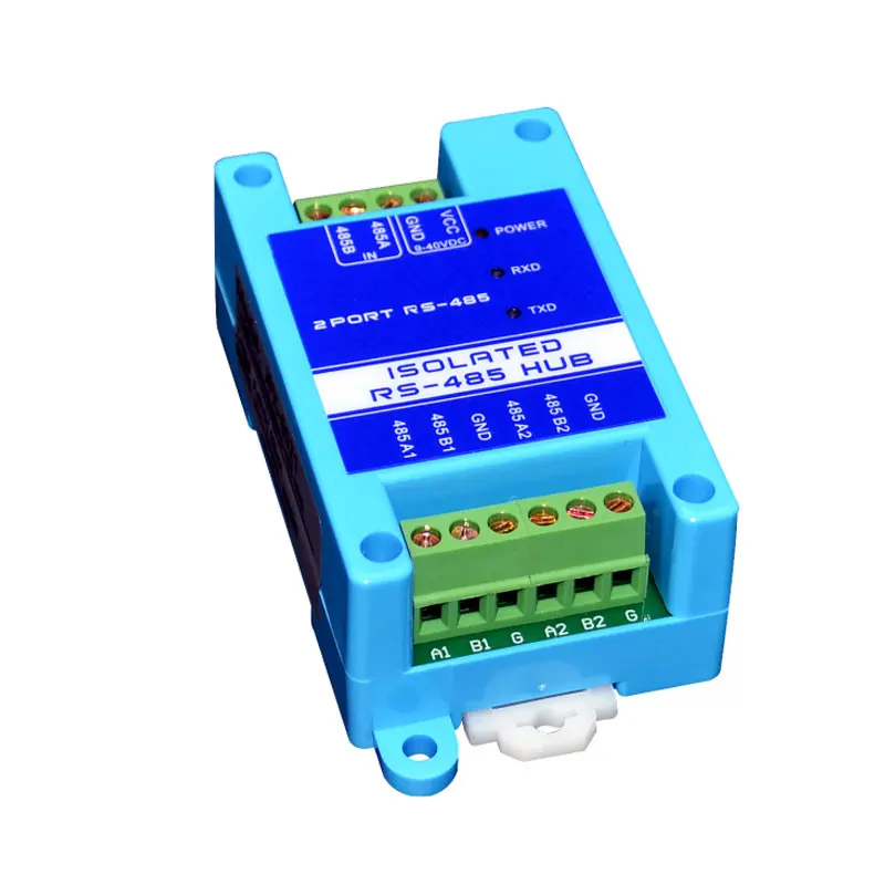 JPX-6021 USB signal amplifier 2-way 485 repeater 1-in-2 photoelectric isolation RS485 hub
