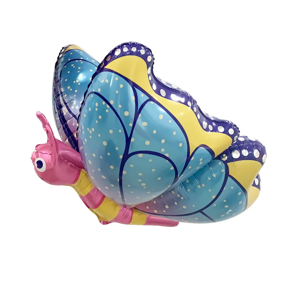 New Birthday Party 3D Butterfly Frog Ladybug Aluminum Foil Balloon Wholesale