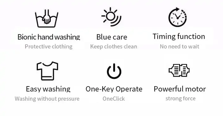 New hot Mini Single Tub Washing Machine with Spin Electric Mini Washing Machine for Baby Clothes