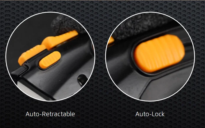 Heavy duty aluminum alloy handle TPR rubber muti-functional cutter knife utility  knife with trapezoid blade