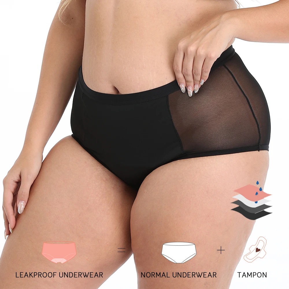 INTIFLOWER wholesale four layer leak proof absorption menstrual underwear sanitary napkin best period panties for women