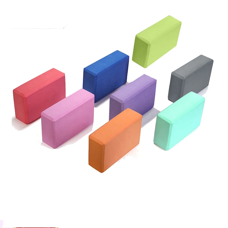 Stock color yoga foam block brick support deepen poses portable home yoga gym EVA Yoga Block