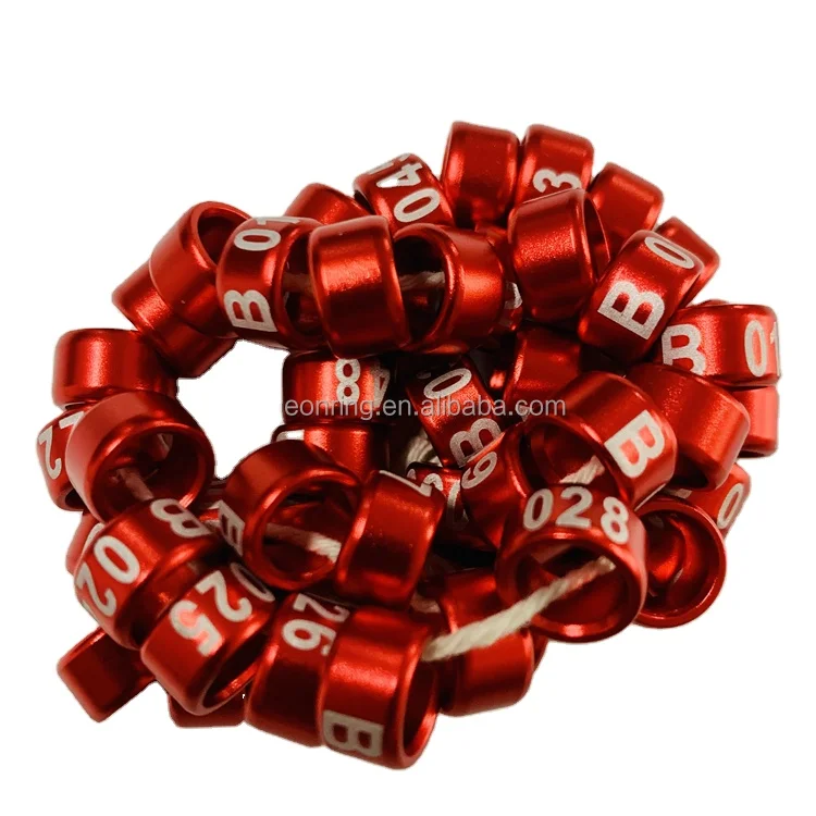 wholesale High quality Aluminum bird rings pigeon bands