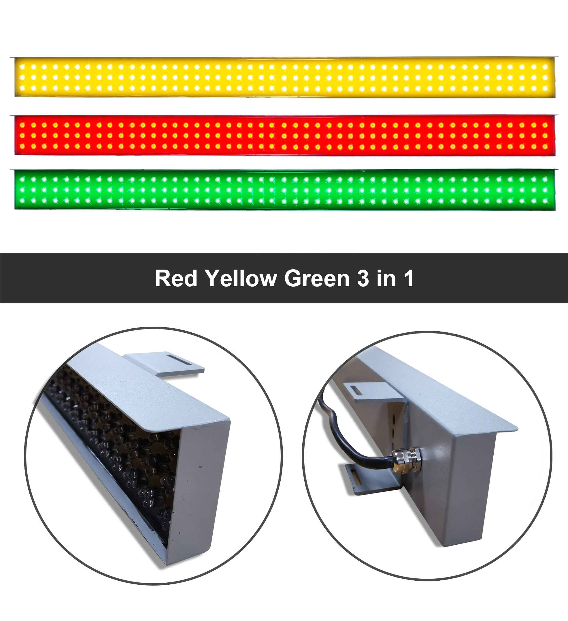 High bright led pole light strip traffic light waterproof