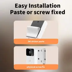 YTGEE Wholesale X9 Wireless USB Wifi BT Chime Viewer Door Eye Blink Video Visual Intercom Monitor Smart Ring Doorbell Camera