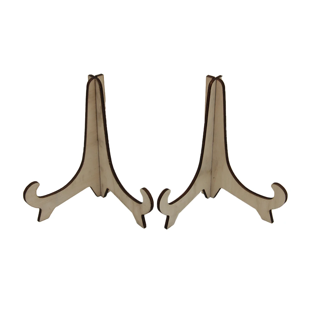 New Arrival easel stand lightweight practical plate holder for home weddings birthday Wooden easel holder