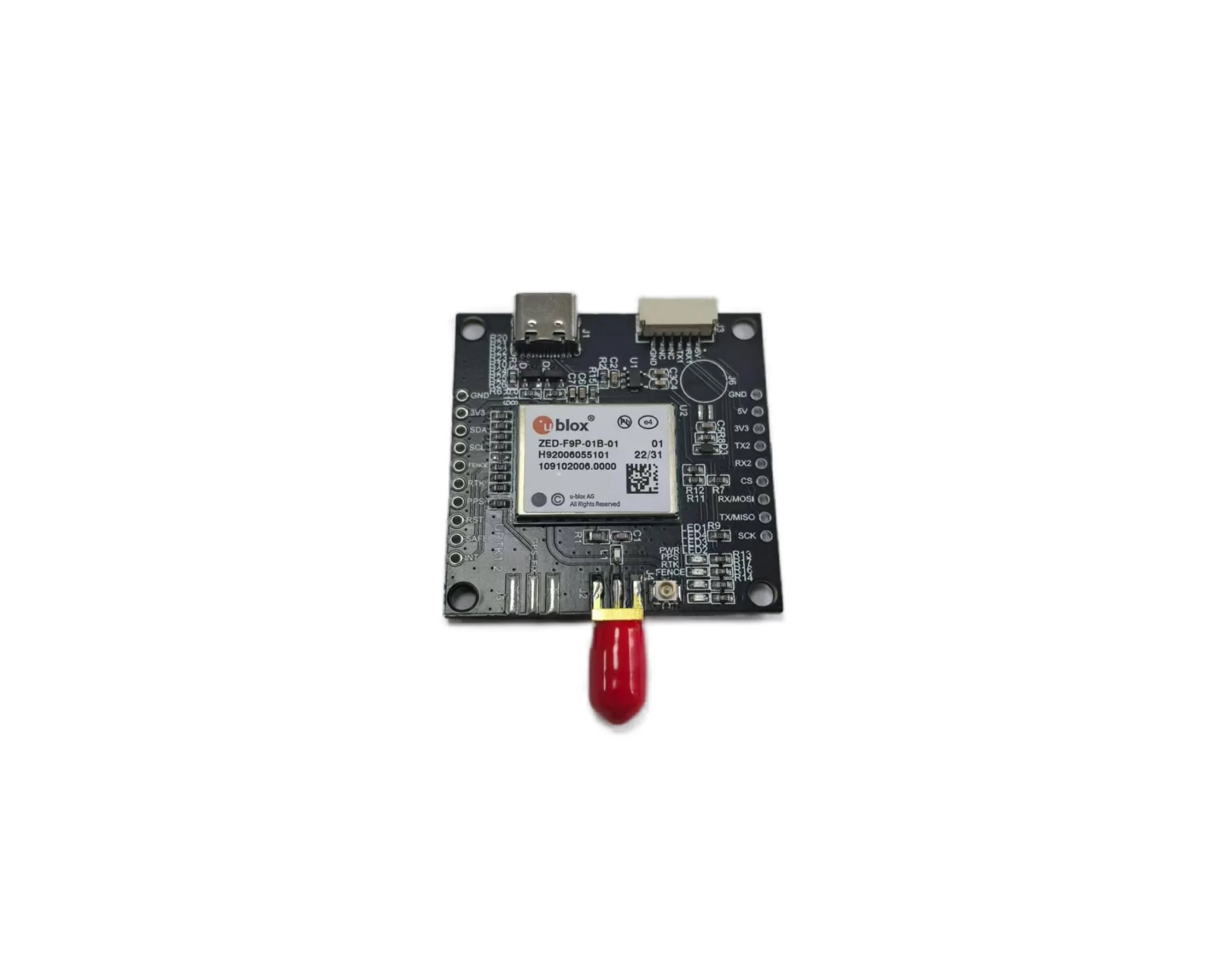 ZED-F9P high-precision centimeter-level development board Whit Ublox core ZED-F9P F9K F9R F9H F9T series development board