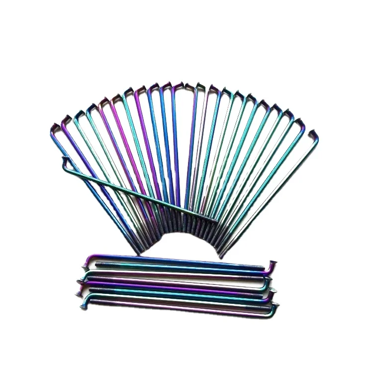 High Quality Rainbow Mountain Bike Titanium Spokes Bmx Spoke Wheel Bike