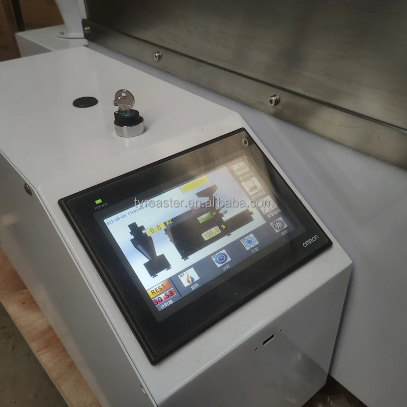 low factory price afterburner 1kg 2kg gas electric cooling tray hottop coffee machine roaster for sale