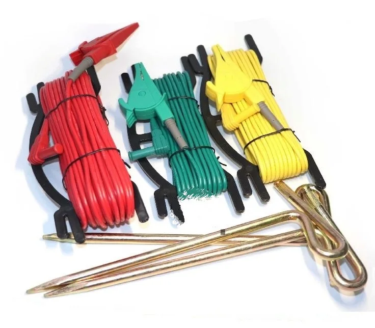 
BC5570020 Alligator clip Earth nail Test leads set for earthing resistance test 