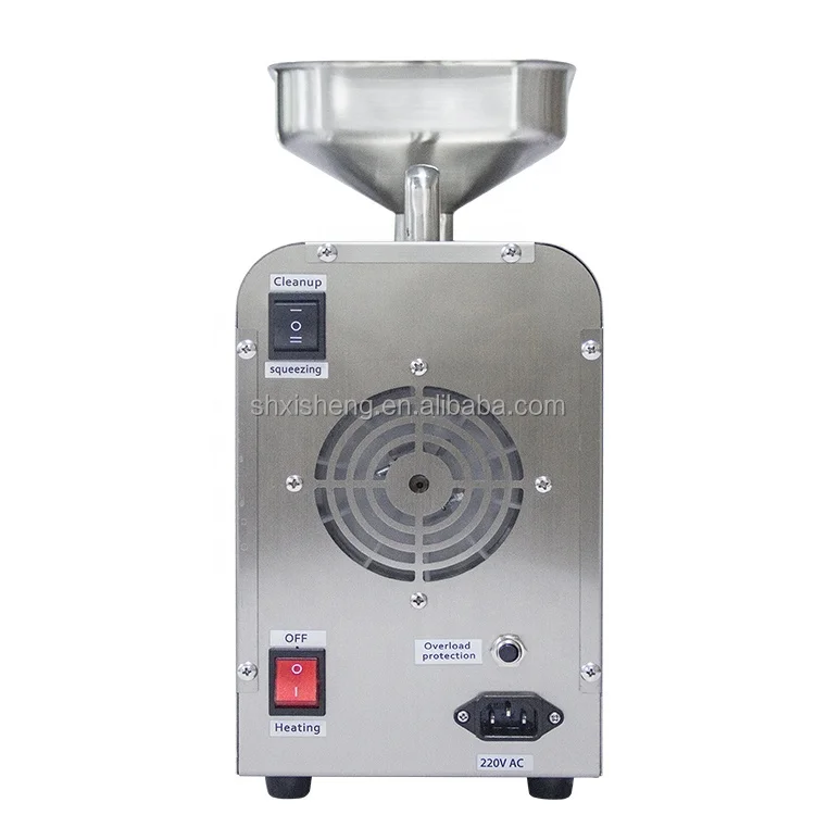 Big motor long working life black seed almond sesame groundnut cold and hot oil press machine
