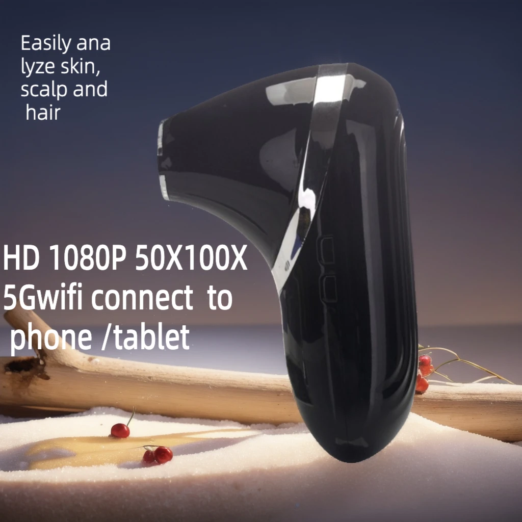 Беспроводной анализатор кожи головы с тремя спектрами для салонов красоты парикмахерских профессиональной физиотерапии ежедневной химической промышленности