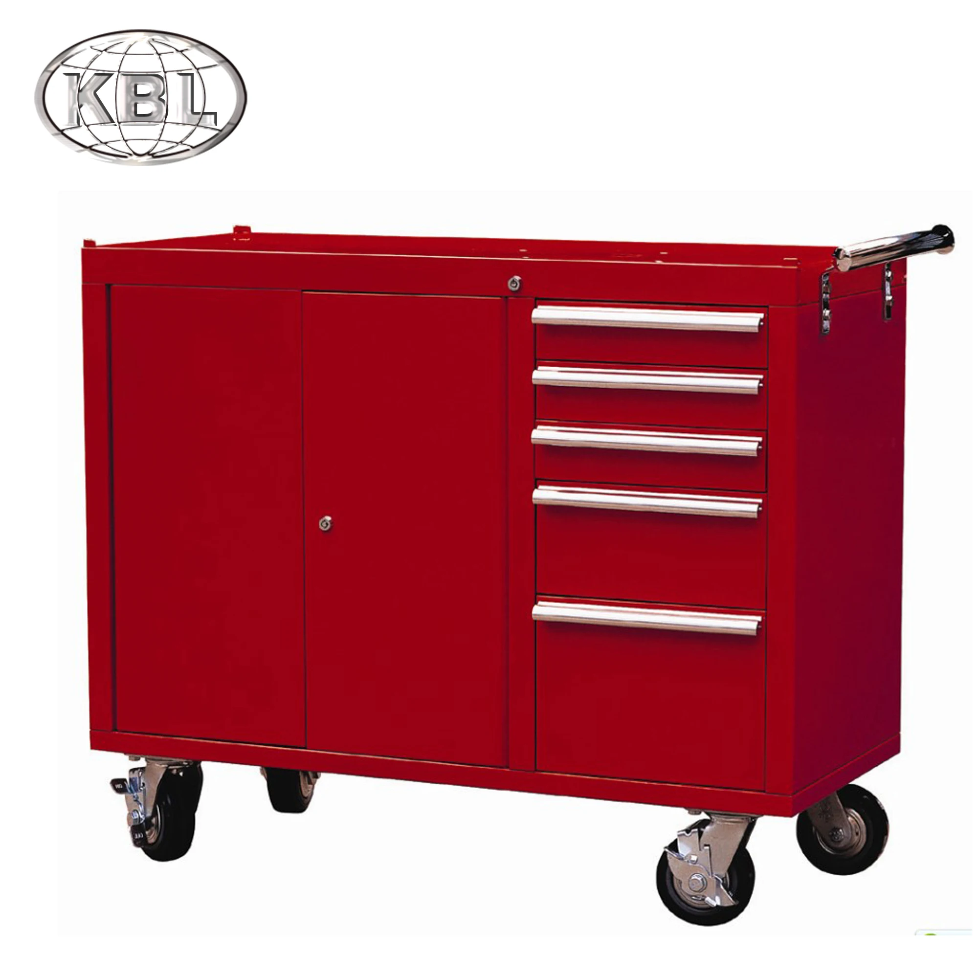 Heavy Duty Workshop Roller Tool Cabinet with Drawers and Lock(KBL-L41B)(OEM/ODM)