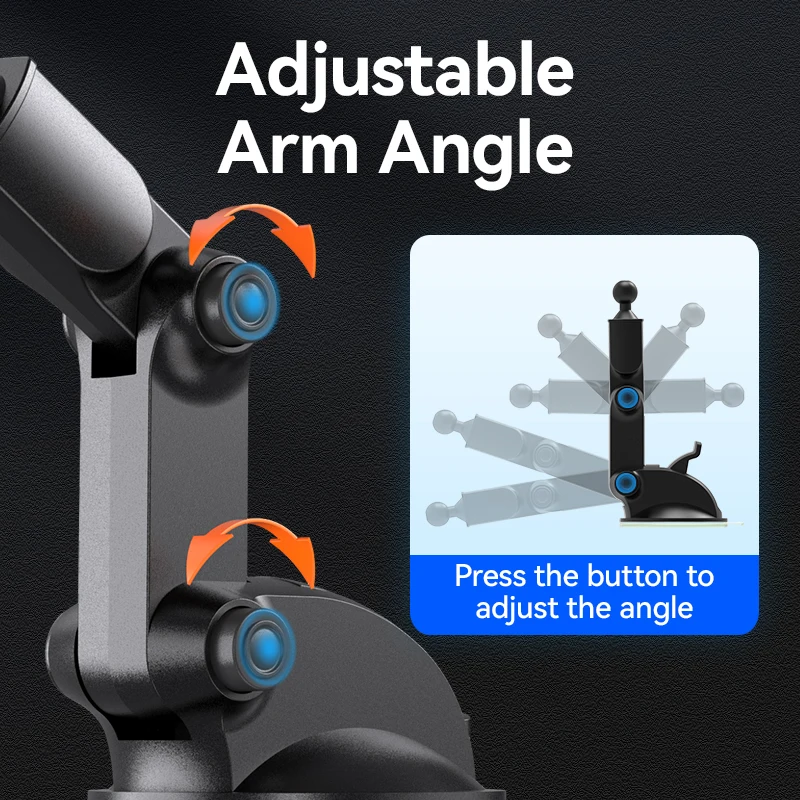 New Designed Magsafing Car Mount Phone Holder Strong Ring Magnets Suction Cup Windshield Dashboard Magnetic car Phone Holder