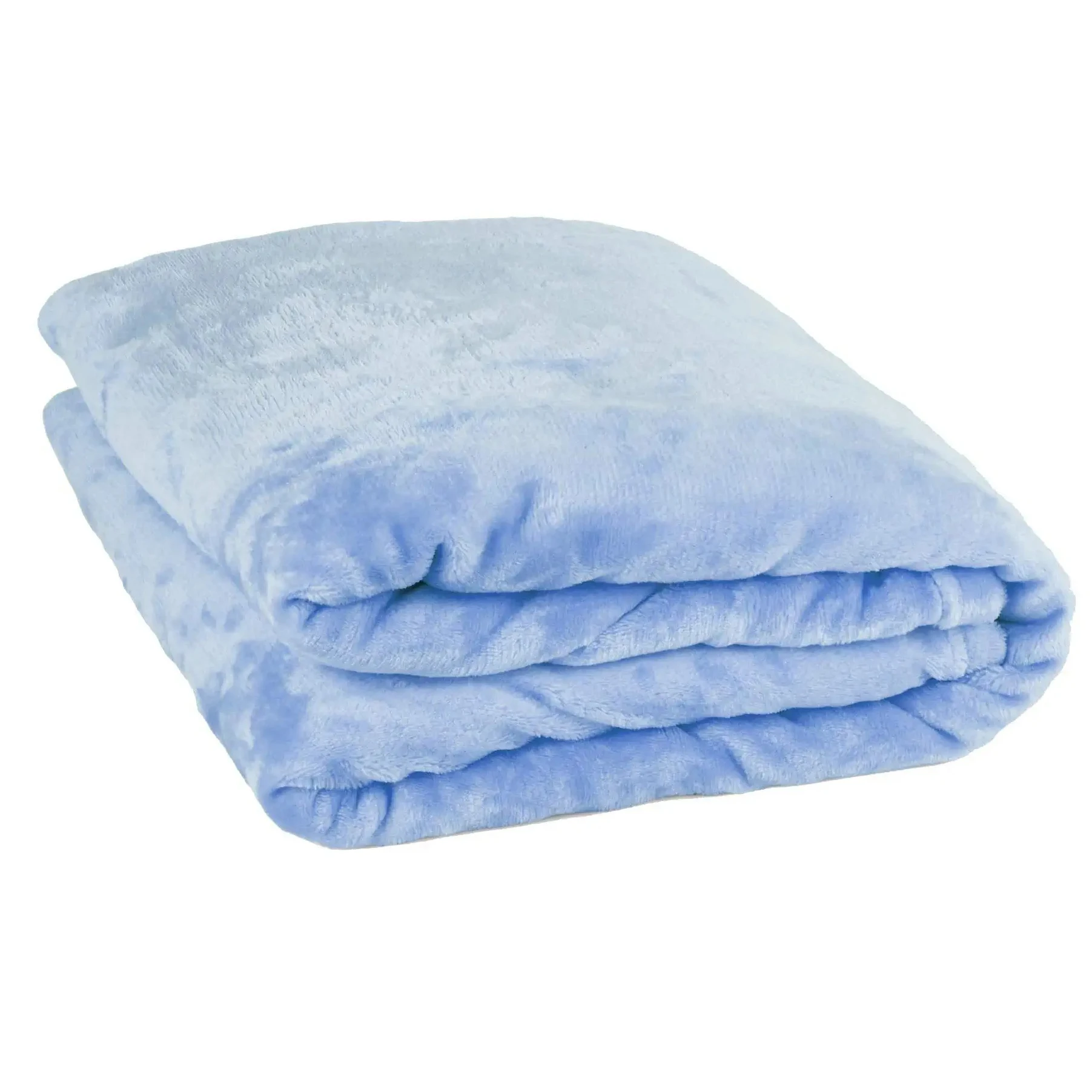 2022 Luxury Comfortable Winter 100 polyester blue Lightweight Warm Micro Flannel fleece blanket