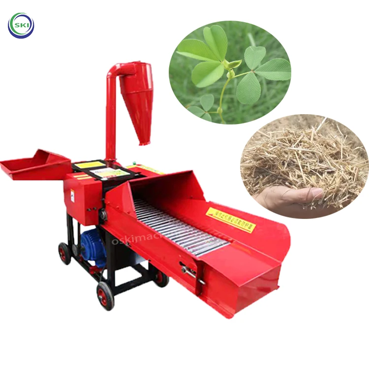 Agricultural Straw Chopper & Grinder Machine/ Hay Cutter Diesel Engine Silage Chopper Straw Shredder Machine