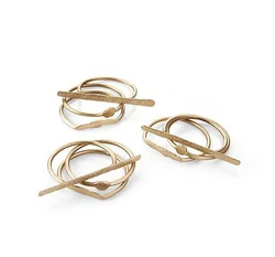 Dainty Napkin Rings, Set of 3