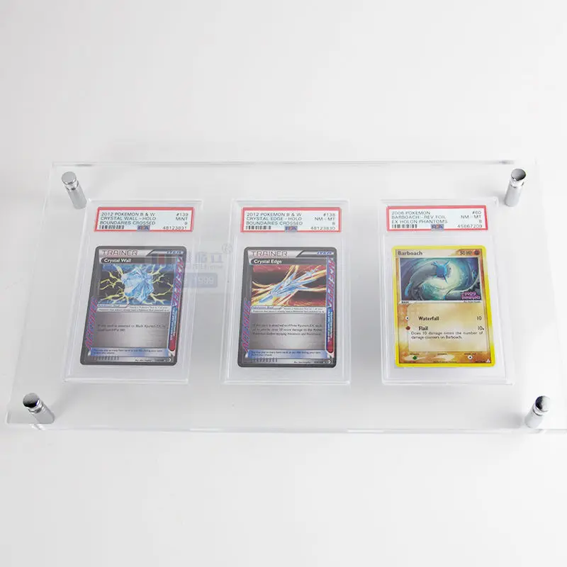 Акриловый PKMN защитный дисплей для карт с подставкой торговых акриловый PSA