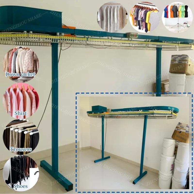 High Quality 308 Clothes Conveyor Laundry Machine Commercial Shoes Dry Cleaning Shop Use Automatic Clothes Conveyor for Sale
