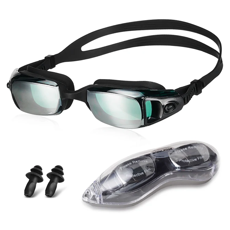 
Custom swim goggles eyewear wholesale silicone frames clear swimming goggles 