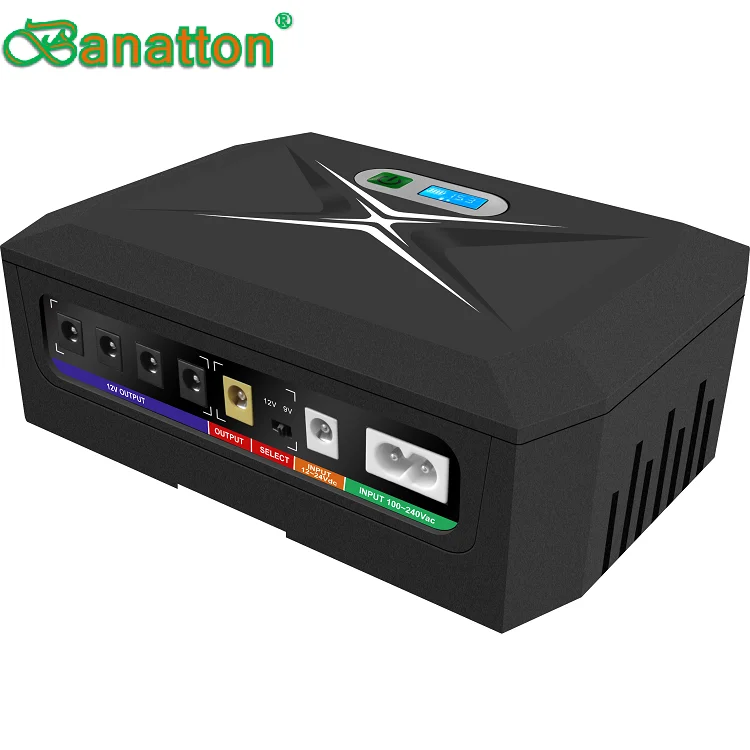 Banatton Single Phase Mini DC UPS 60w 100w 120w With POE DC AC Output