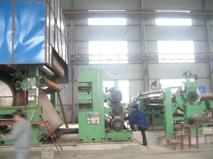 High Speed Wheat Straw Pulp Production Line Brown Kraft Paper Roll Corrugated Cardboard Making