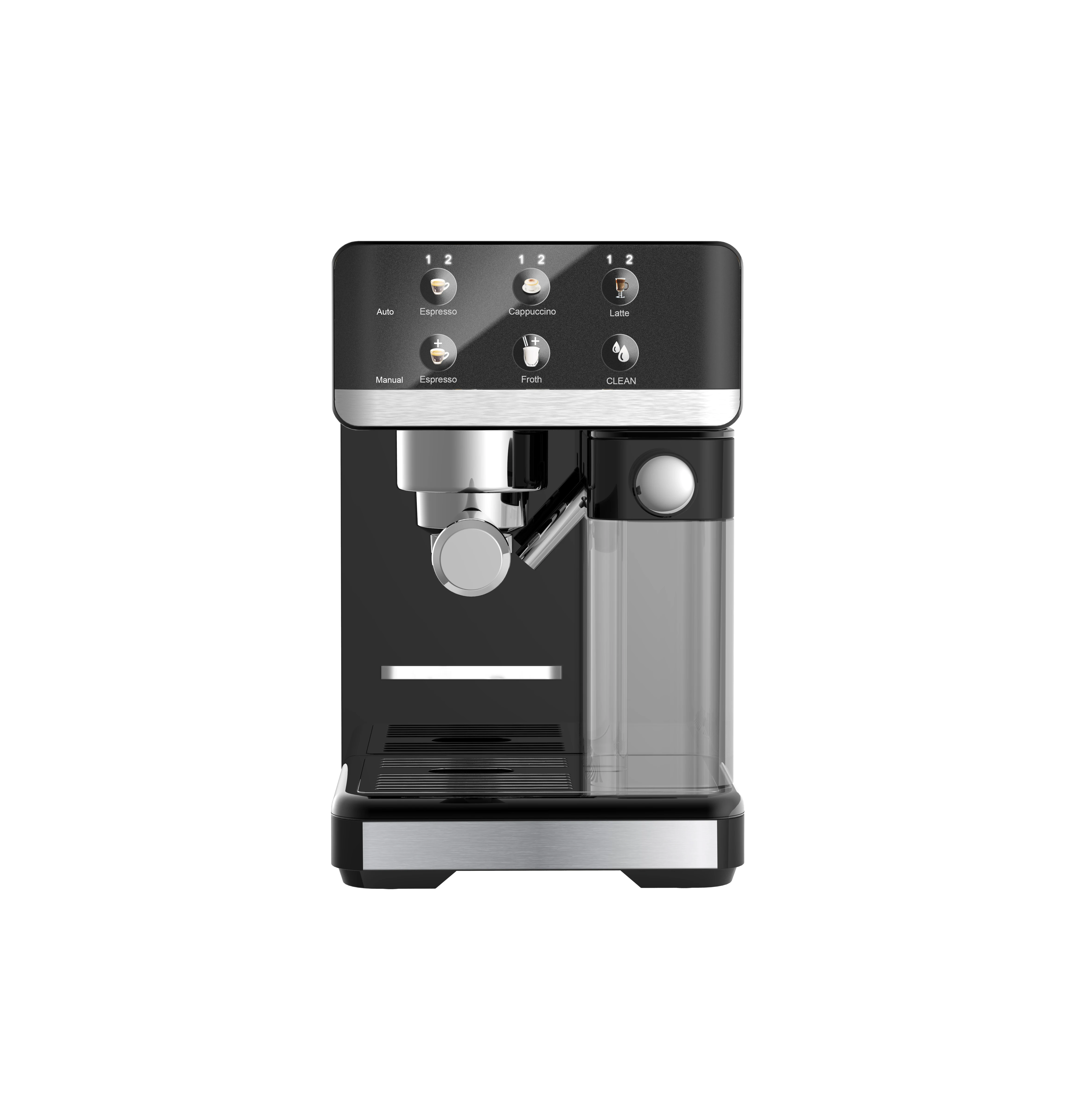 Wholesale Commercial Multipurpose Semi-Automatic Milk Frother Espresso Cappuccino Latte Coffee Machine