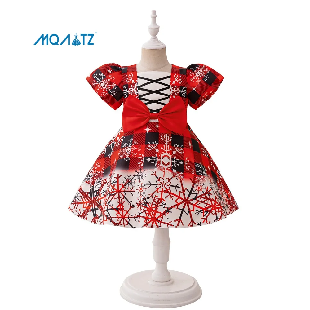MQATZ High Quality Girls Dresses Christmas Party Dress Baby 2 Years Old Dress  For Kids Wholesale