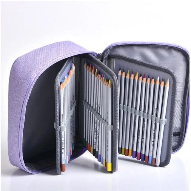 Multi-functional Stationery Pouch 72 Slots Colored Pencil Case For Artist Painting Portable Pencil Case