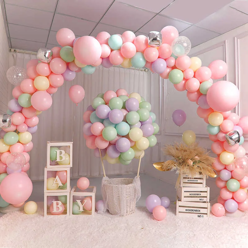 Latex Party Round Biodegradable Balloon Arch Made of Colorful Latex Balloons Wholesale Beautiful 12 Inch Decoration Custom Logo