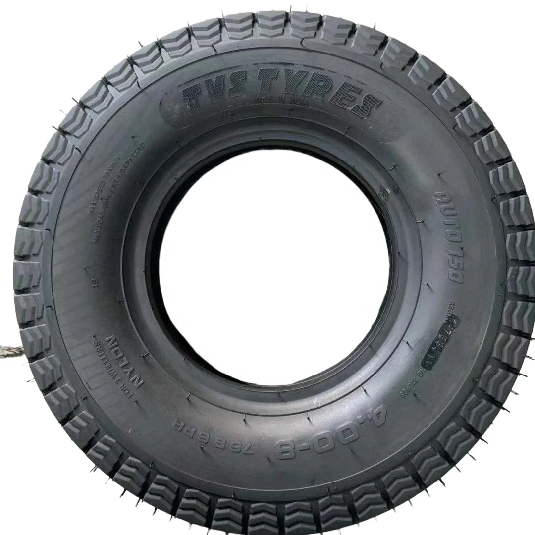 Motorcycle Tricycle Bikecycle Tyre Tire Airless Tube Tubeless 400-8 For BAJAJ 400.8