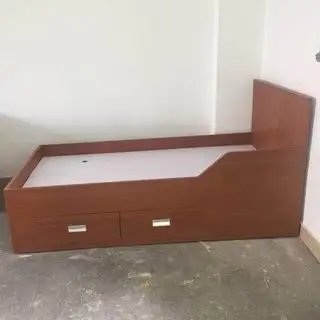 Marine Furniture Cabin Single Beds Plywood Formica laminate, Offshore Ship Single Wooden Bed