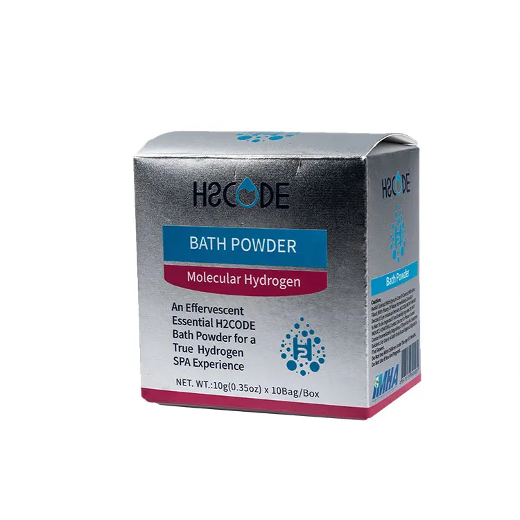 Factory Custom Hotel Supplies Hydrogen Scent Bath Bomb Salt Powder