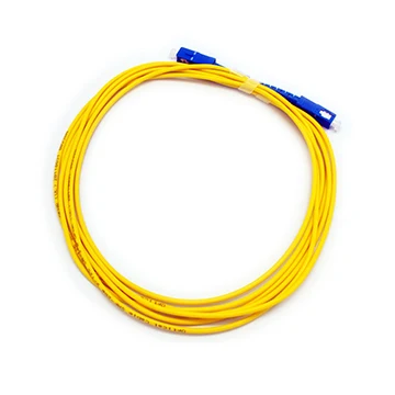 Fiber optic jumper/optical fiber patch cord/fiber optica patch cable with SC APC LC FC ST connectors