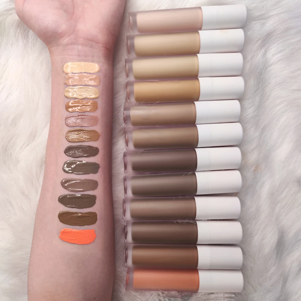 Wholesale no logo vegan concealer waterproof longlasting full coverage liquid concealer private label