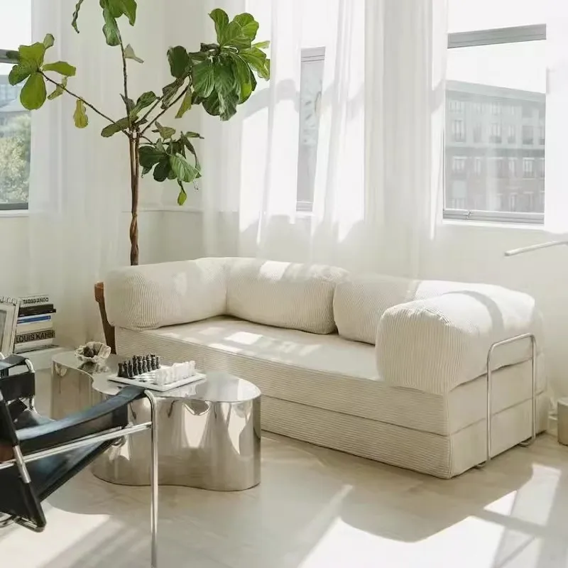 Wholesale Compression Multi-Seater Sofa High Loading Modular sectional sofa Living Room Vacuum Compressed fabric sofa Set