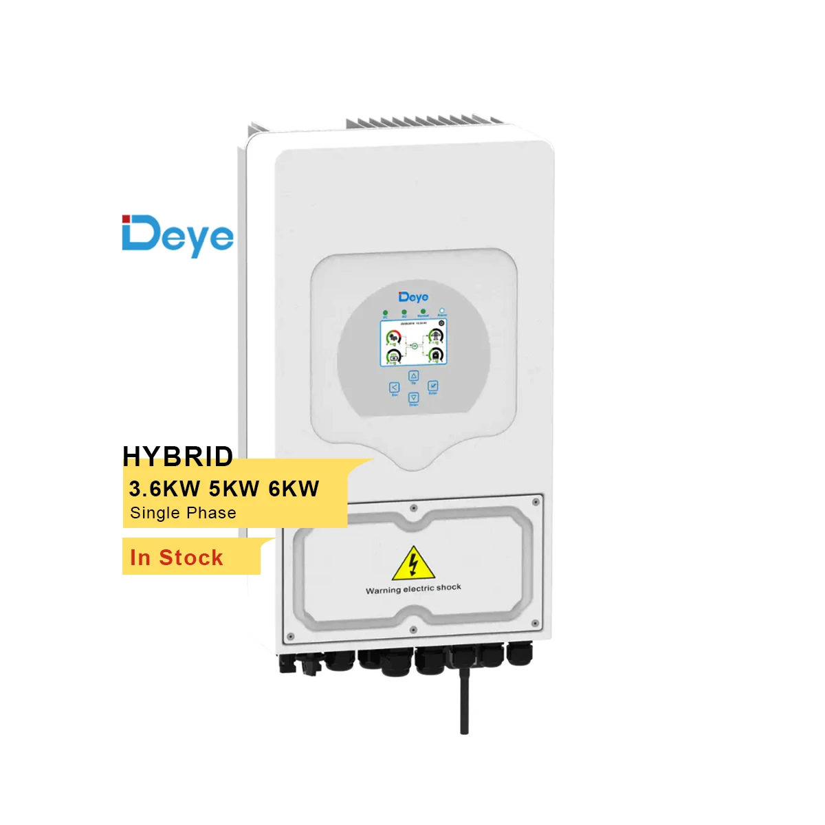 Deye SUN-6K-SG03LP1-EU 6 кВт система солнечных панелей Гибридный однофазный солнечный инвертор разумная