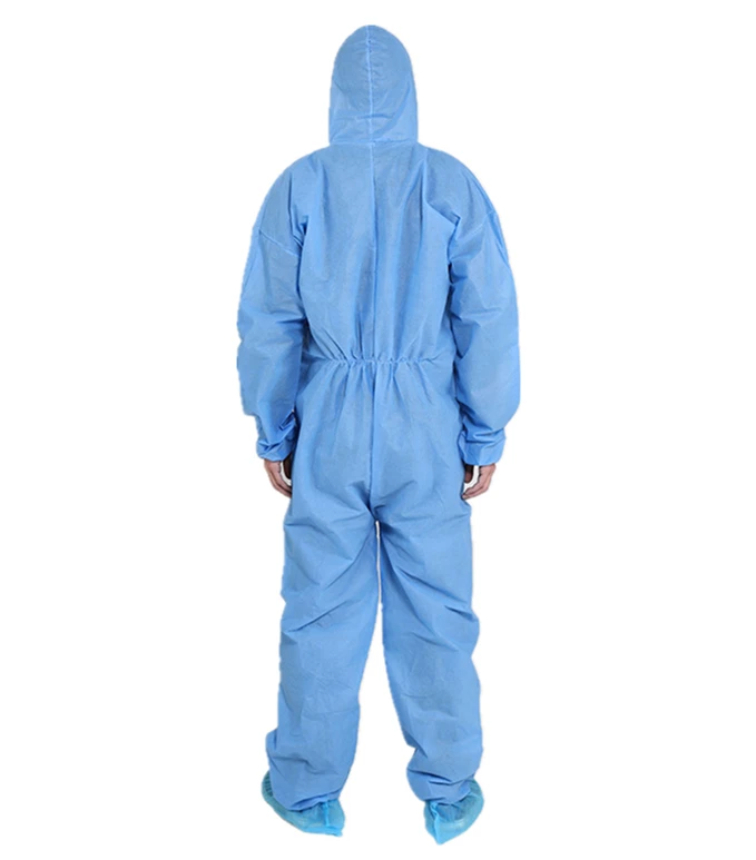 
Китайская Фабрика ламинированная Нетканая ткань Pe + PP sms Нетканая ткань для комбинезона 