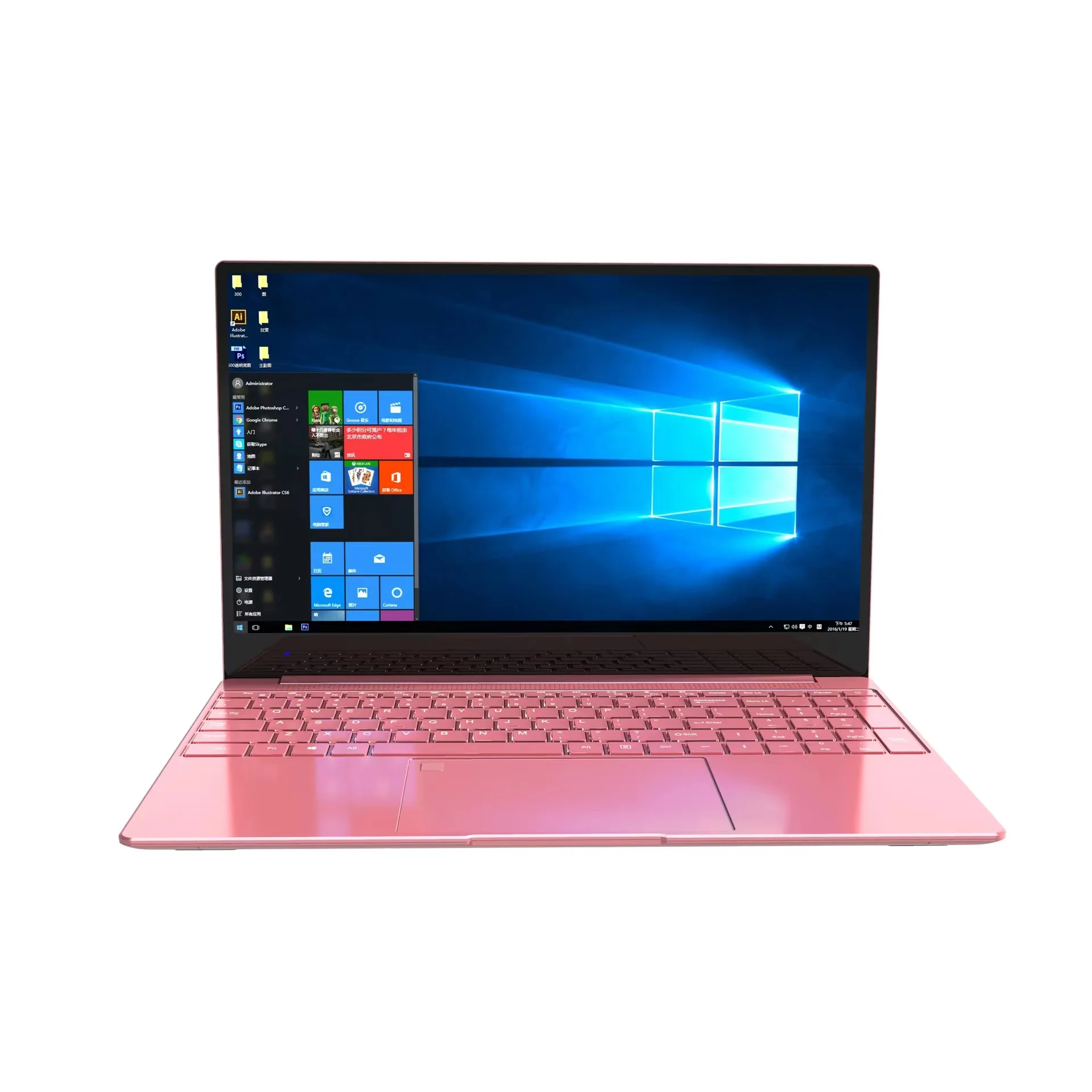 15.6 Inch Laptop Core N95 Ultra Thin 180 Degree Laptop 16GB DDR4 RAM With Backlit Keyboard and Fingerprint Unlock For Business