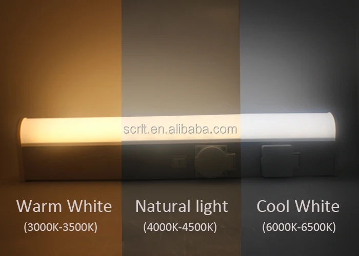 IMVSINCERE LED mirror light with outlet EU socket switch 40CM 6W 3000K bathroom USB socket shaver light