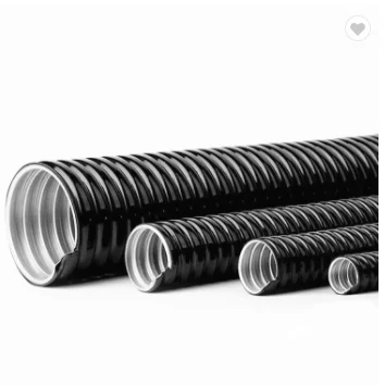 APO cable support system factory Made Waterproof Electrical Plastic  Flexible Conduit PVC coated Flexible