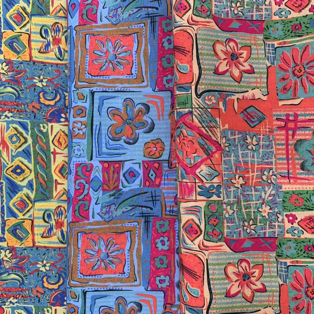 New Rural Style Children Kids Women Wears Printed Soft Paper Floral Lining Block 100%