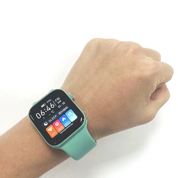 1 75 дюймовые 385*385 Смарт-часы Plaza N76 пульсометр HS6621 чип Akilli Saat Online Серия 7