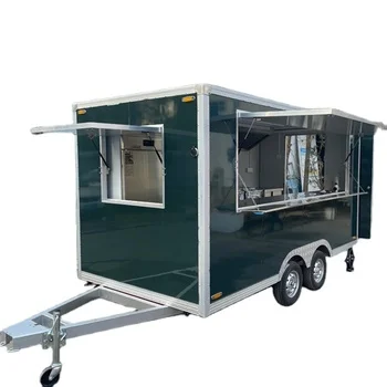 Full equipment food truck with griddle deep fryer food trailer mobile food truck cart trailer for sale in Australia