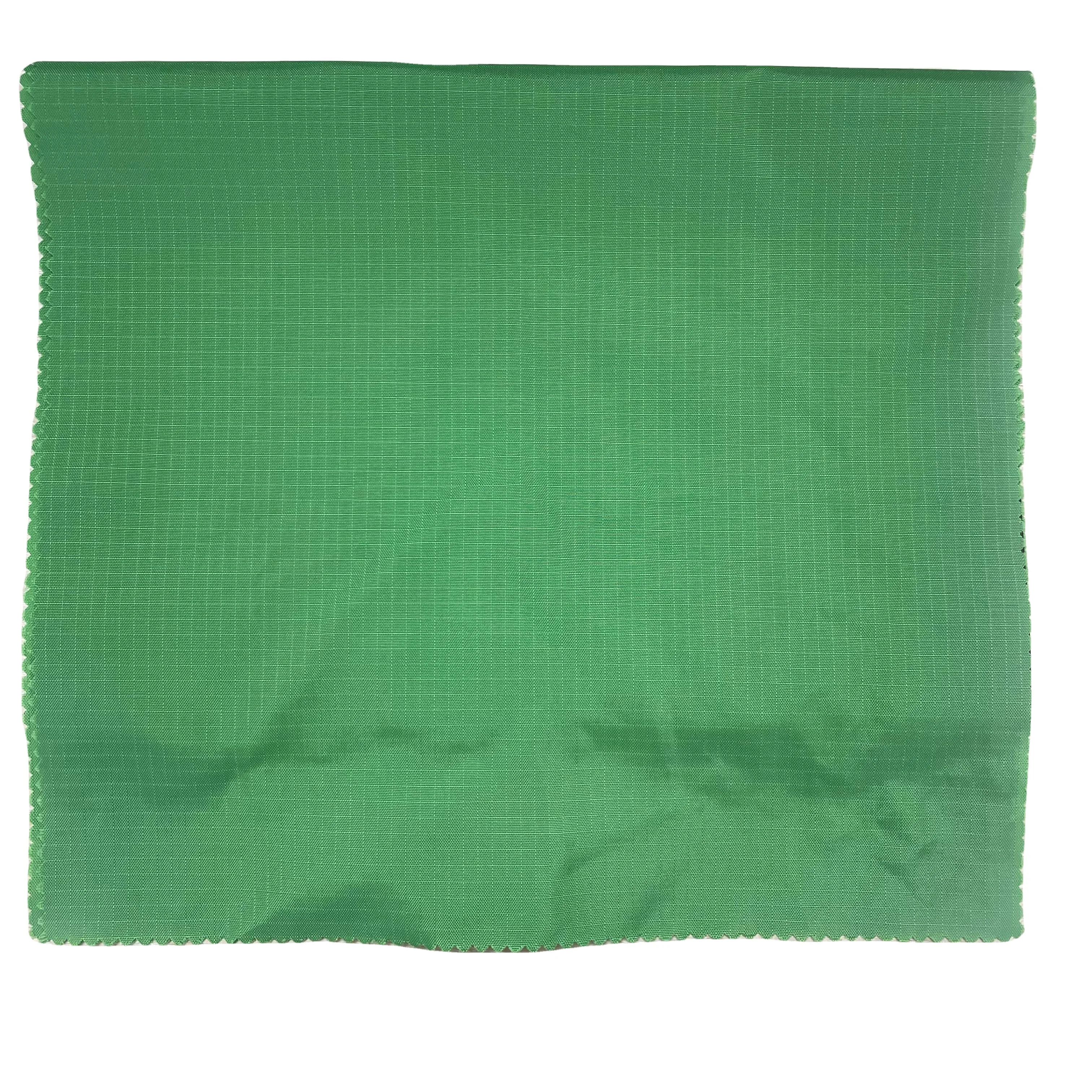 100% nylon 210D ribstop nylon oxford fabric with cire used for tents and suitcases