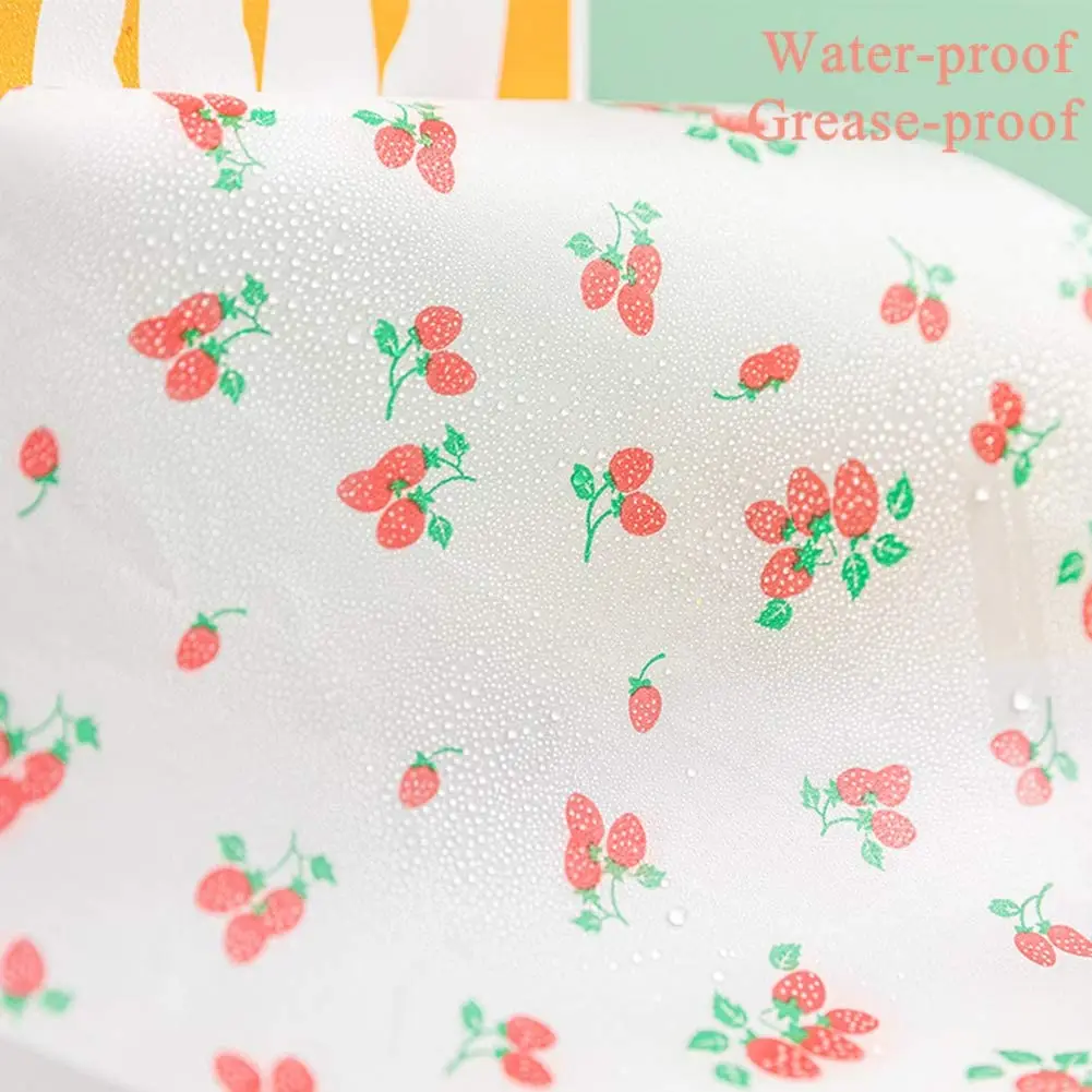 Wax Paper Food Picnic Paper 50pcs Waterproof Dry Hamburger  Liners Wrapping Tissue for Plastic