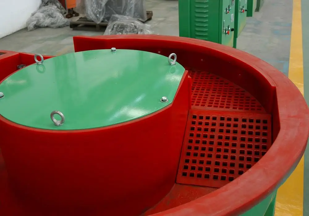 
LMJ600 vibrating polishing machine 