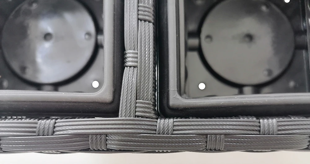 RTX Large Big Size Plant Plastic Flower Pots Planter Pots Wicker Flower Pot Both Indoor and Outdoor Use