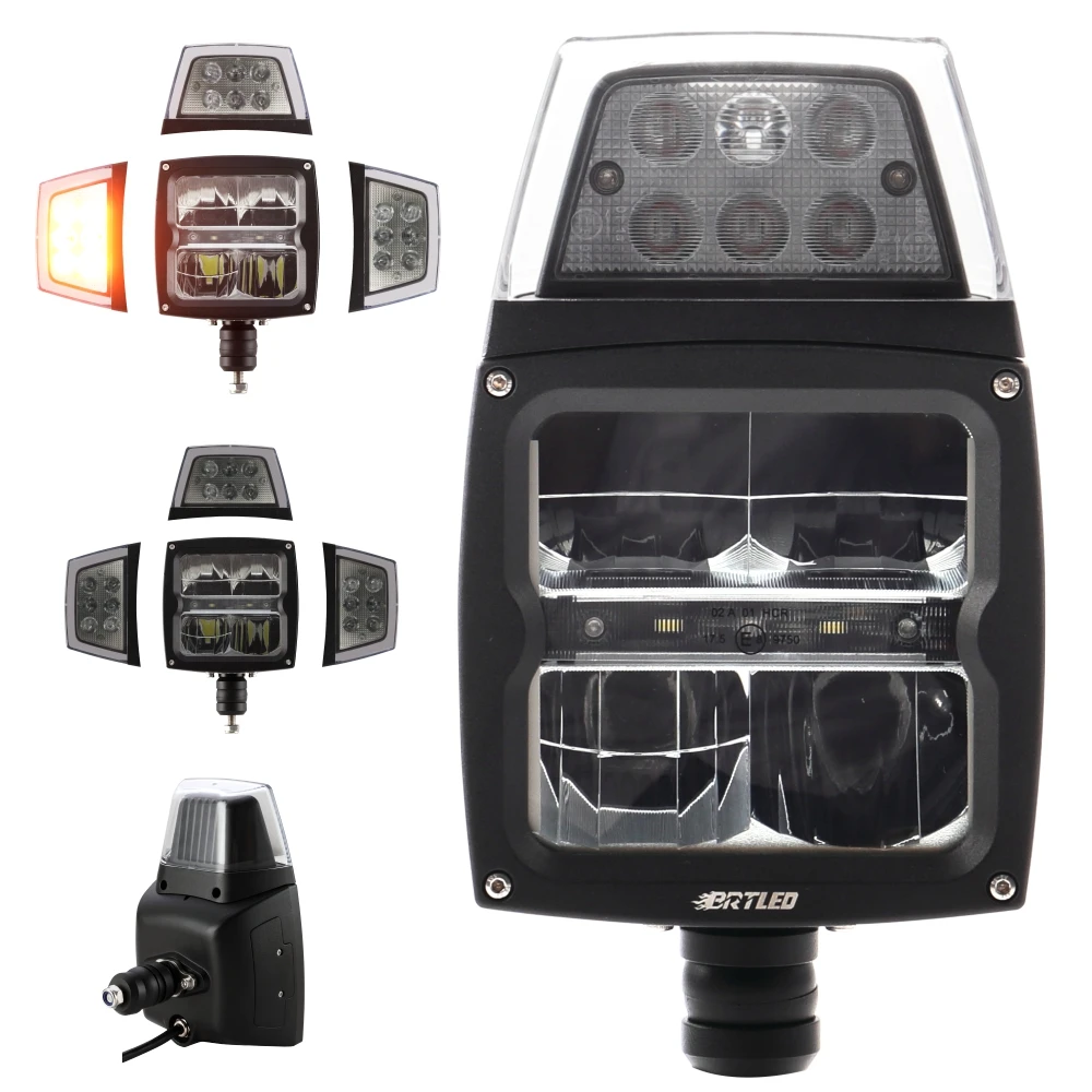 DOT Emark R112 R7 R6 Combination Lamp LED Snowplow headlight truck heavy duty LED headlamp car