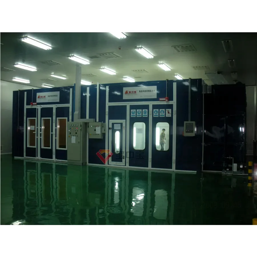 Customized Large Industrial Baking Spray Booth Paint Line aerospace paint booth for Train/Aircraft Parts